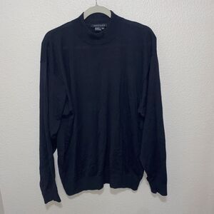 Tulliano Men’s Silk Blend Sweater Size XL Black